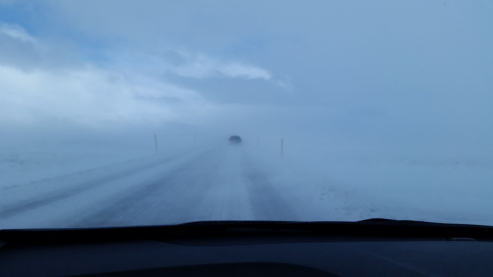 Las tormentas de nieve sorprenden de pronto