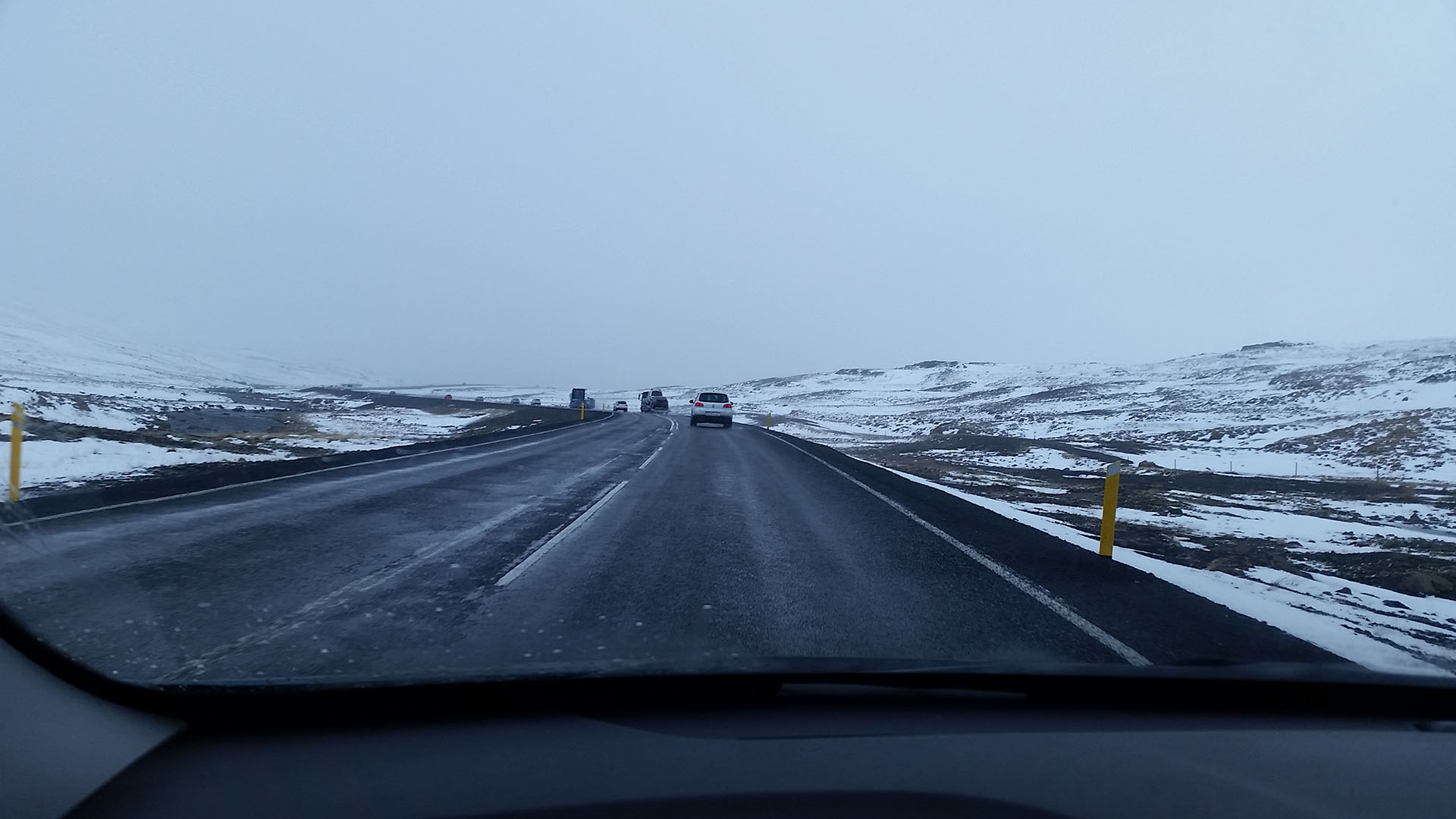 Ruta 1 entre Reykiavik y Akureyri