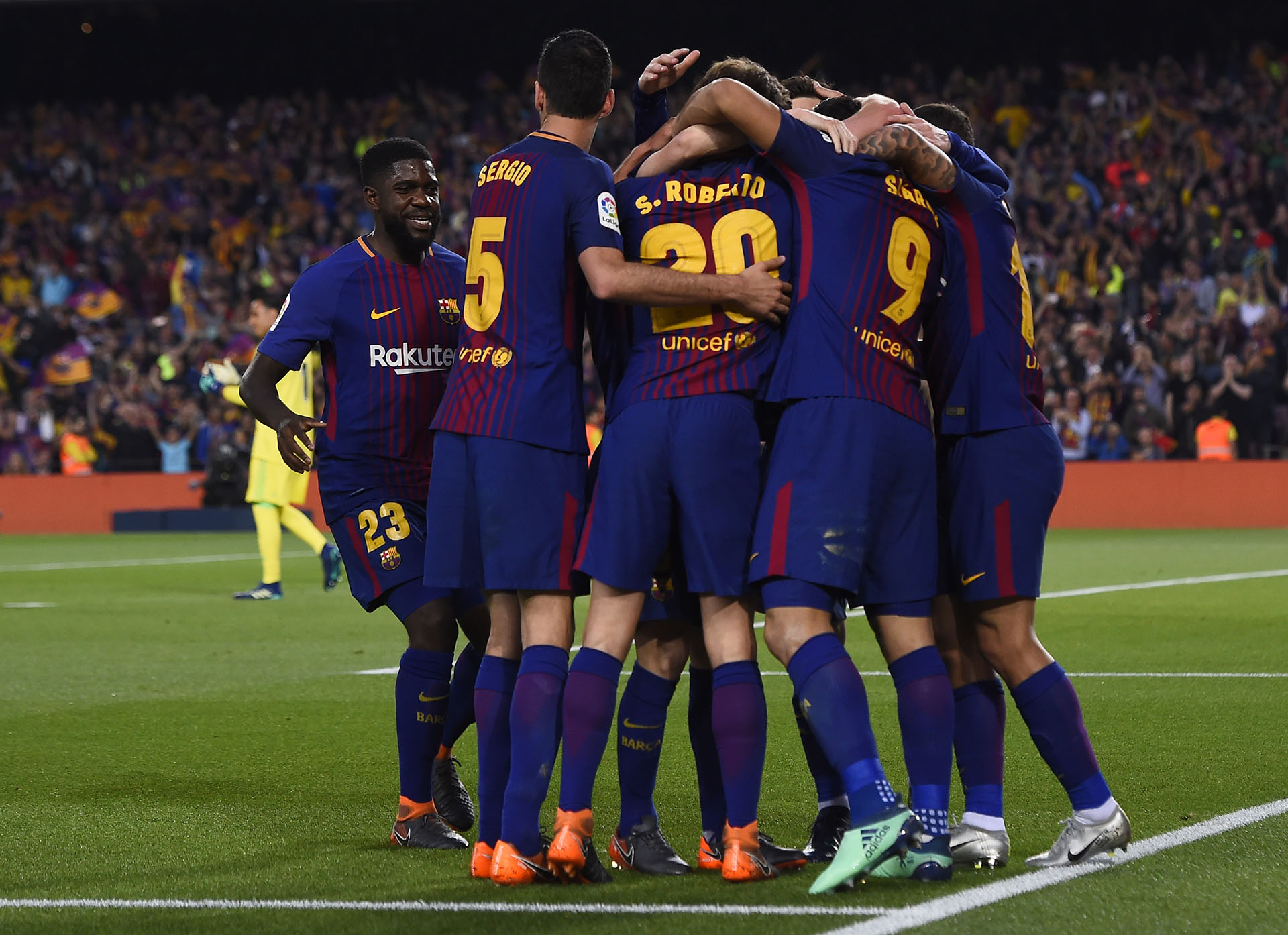 A pesar del empate, Barcelona festejó porque sostuvo el invicto (AFP)