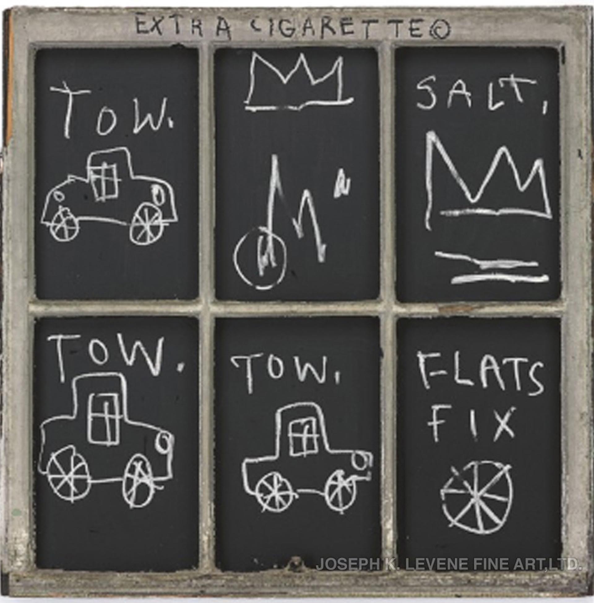 “Extra cigarrette”, de Jean-Michel Basquiat