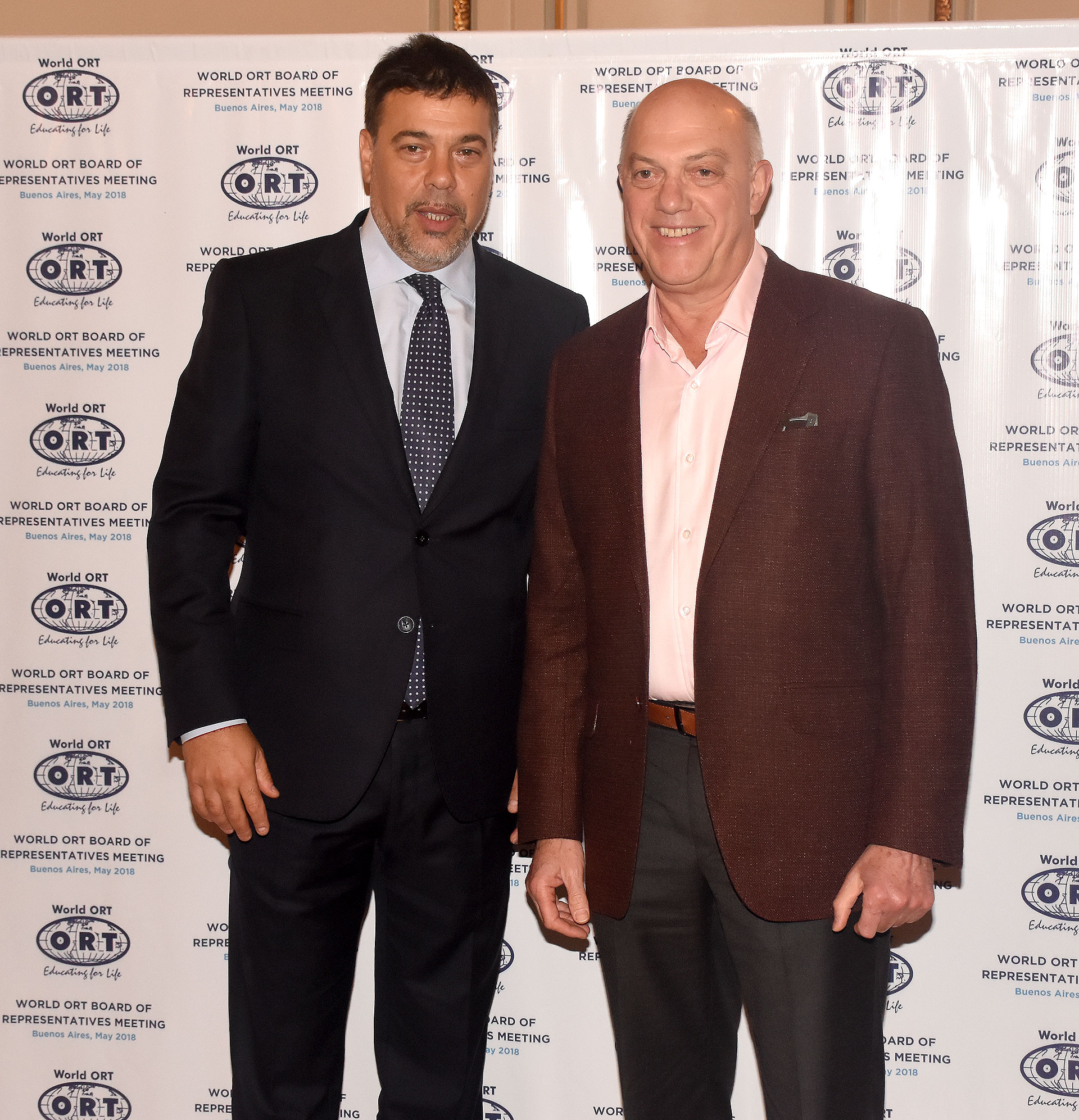 Darío Werthein y Bob Grey, del Board of Trustees de ORT Mundial