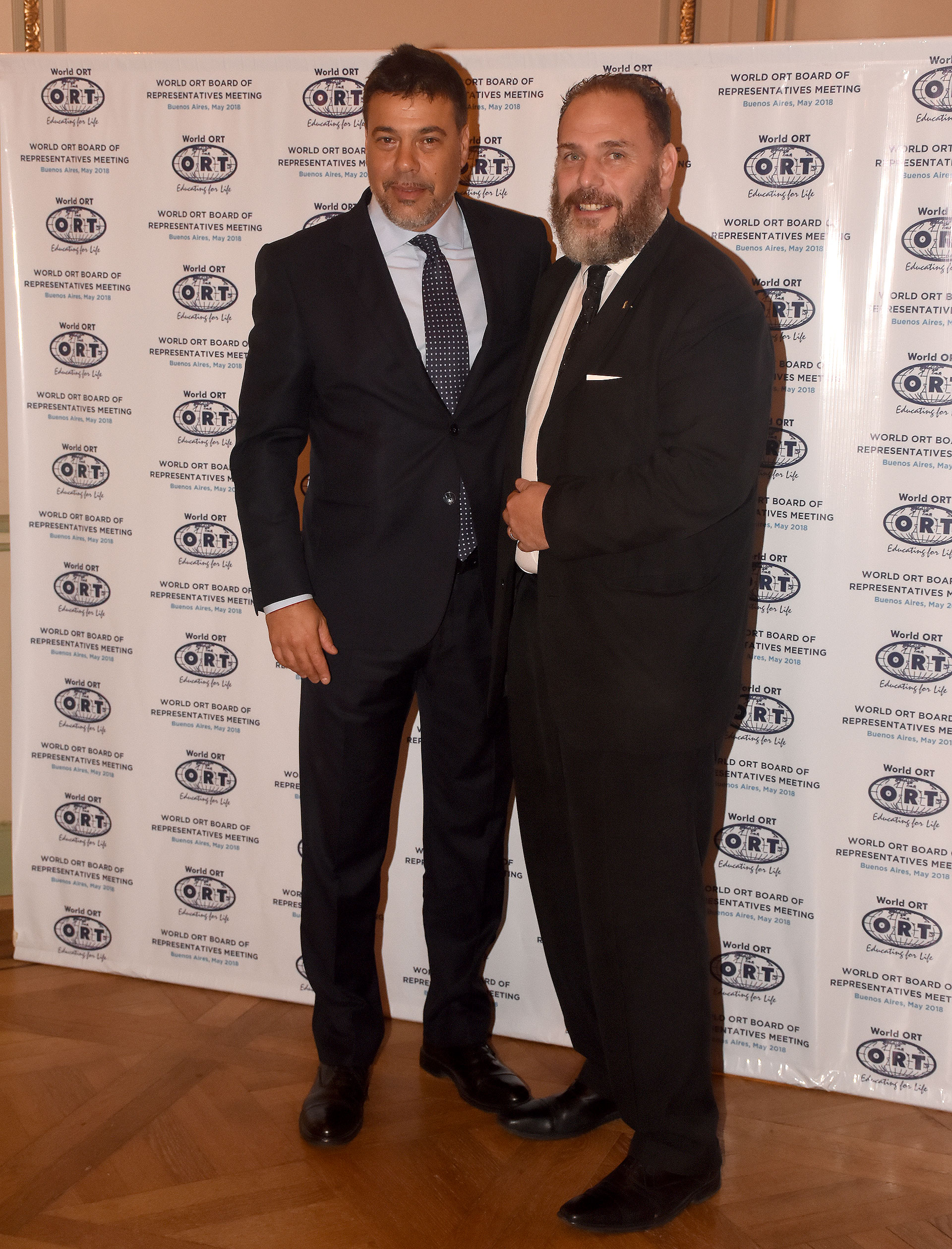 Darío Werthein y el diputado Marcelo Wechsler