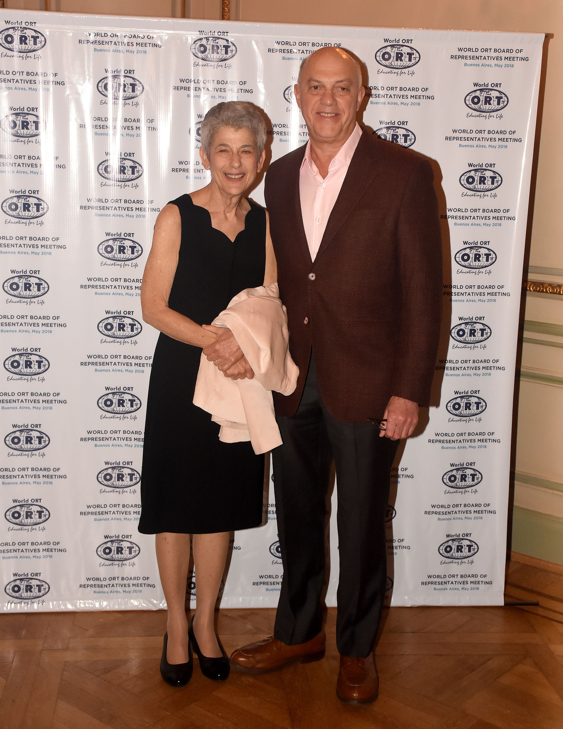 Bob y Sue Grey, del Board of Trustees de ORT Mundial