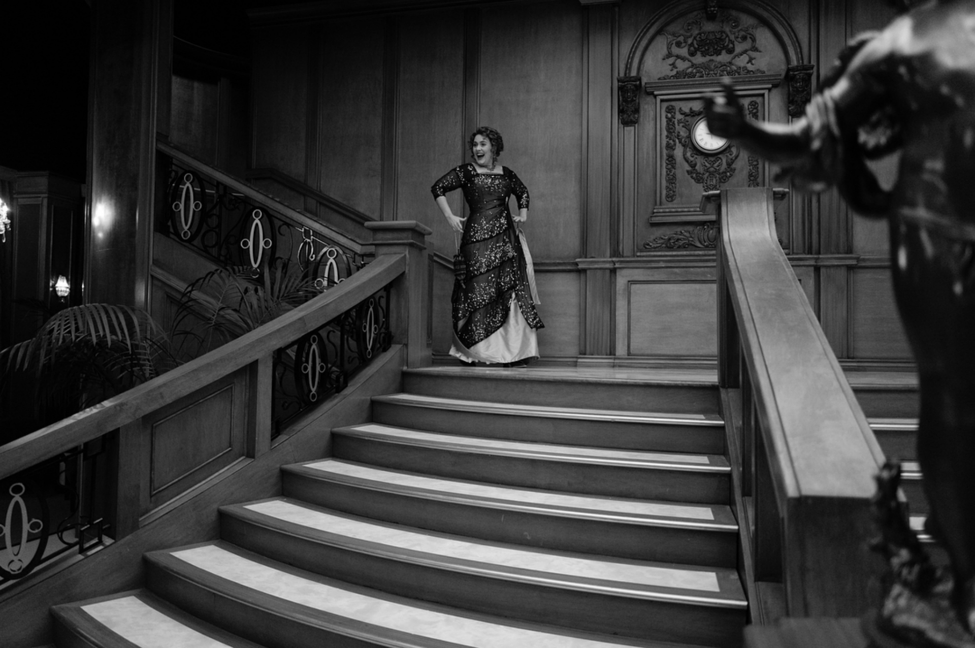 Adele vestida y peinada como Kate Winslet en el personaje de Rose. (Foto Instagram)