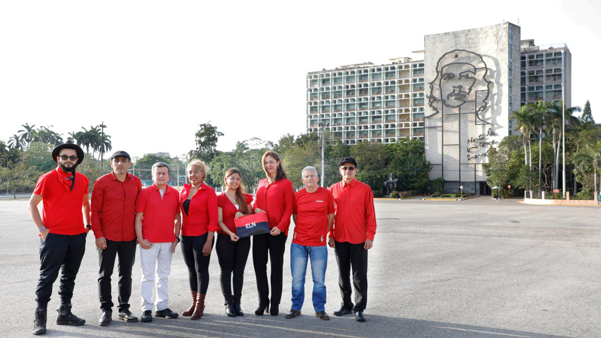 Los negociadores del ELN en Cuba (@ELN_RANPAL_COL)
