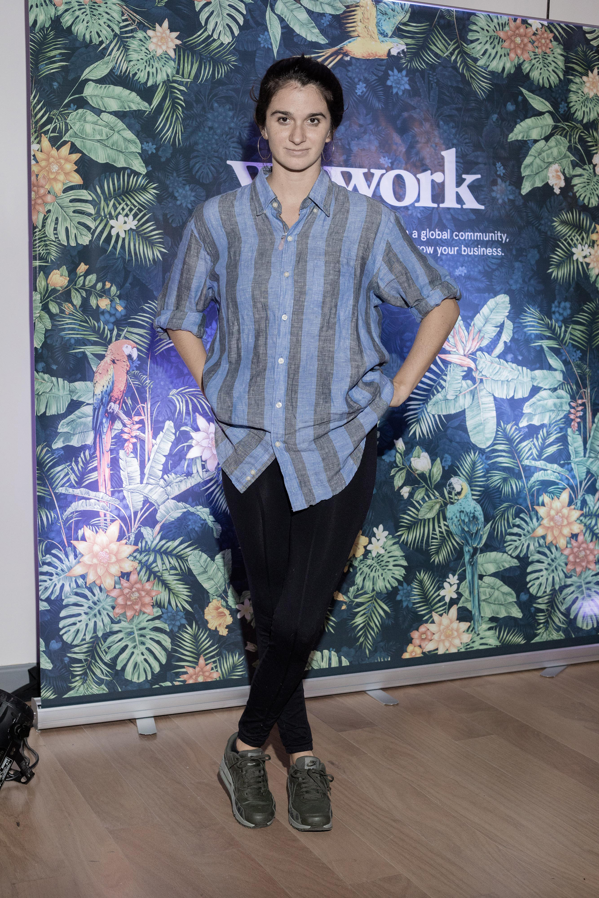 Josefina Álvarez Castillo, entrepreneur, en la apertura de WeWork Vicente López