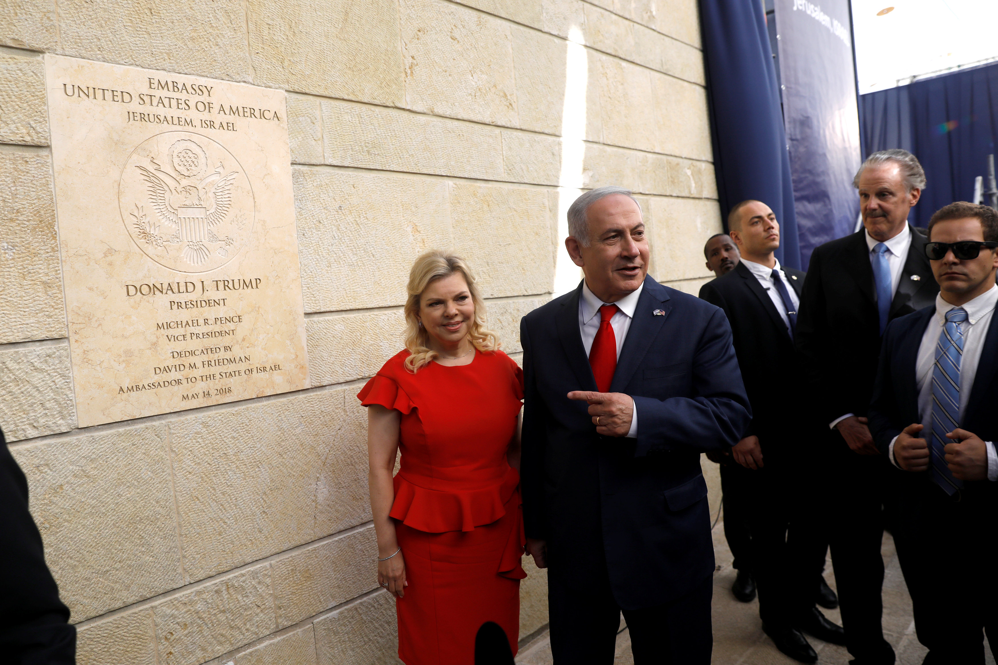 El primer ministro israelí Benjamin Netanyahu y su esposa, Sara (Reuters)