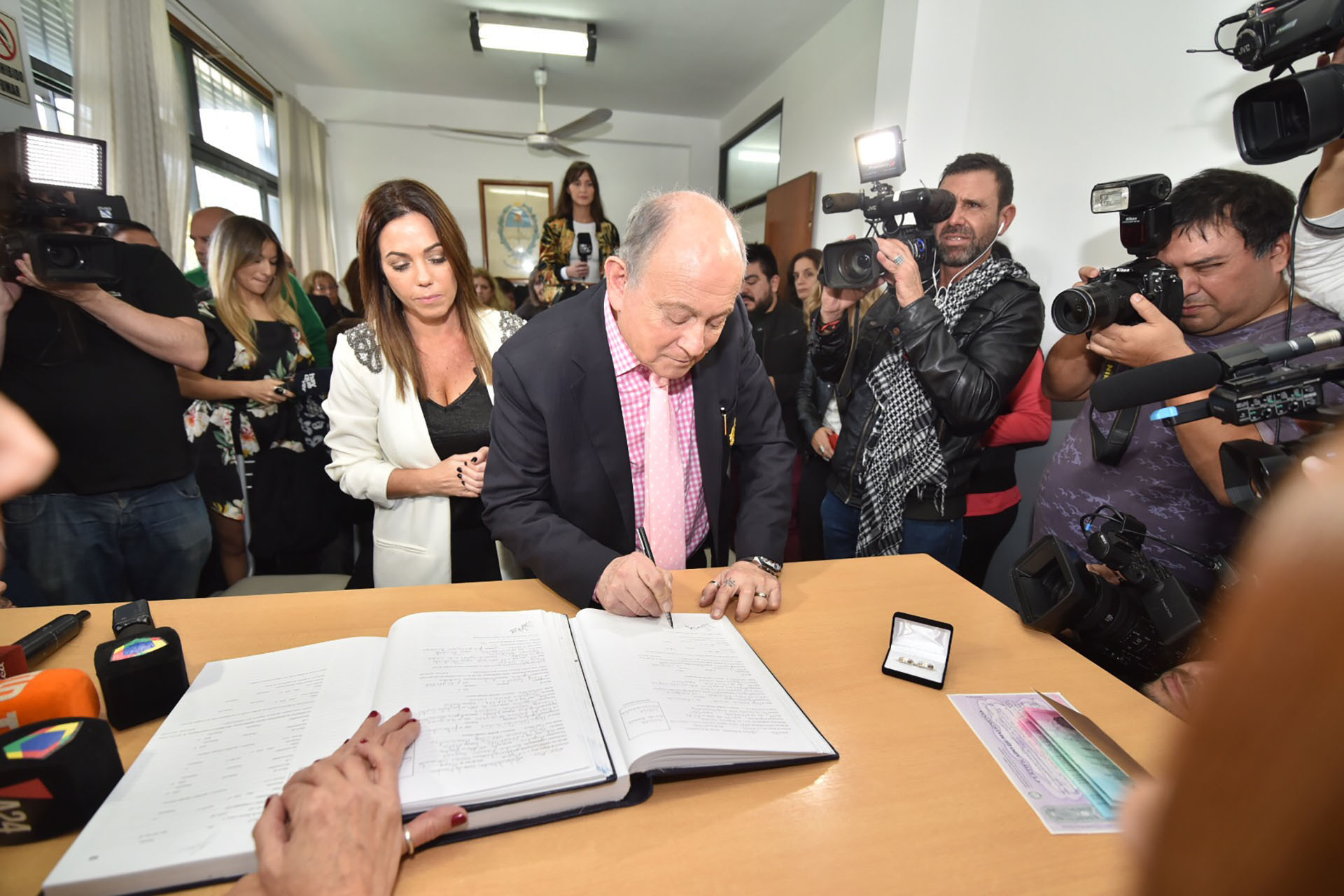 Chiche Gelblung fue el padrino de casamiento