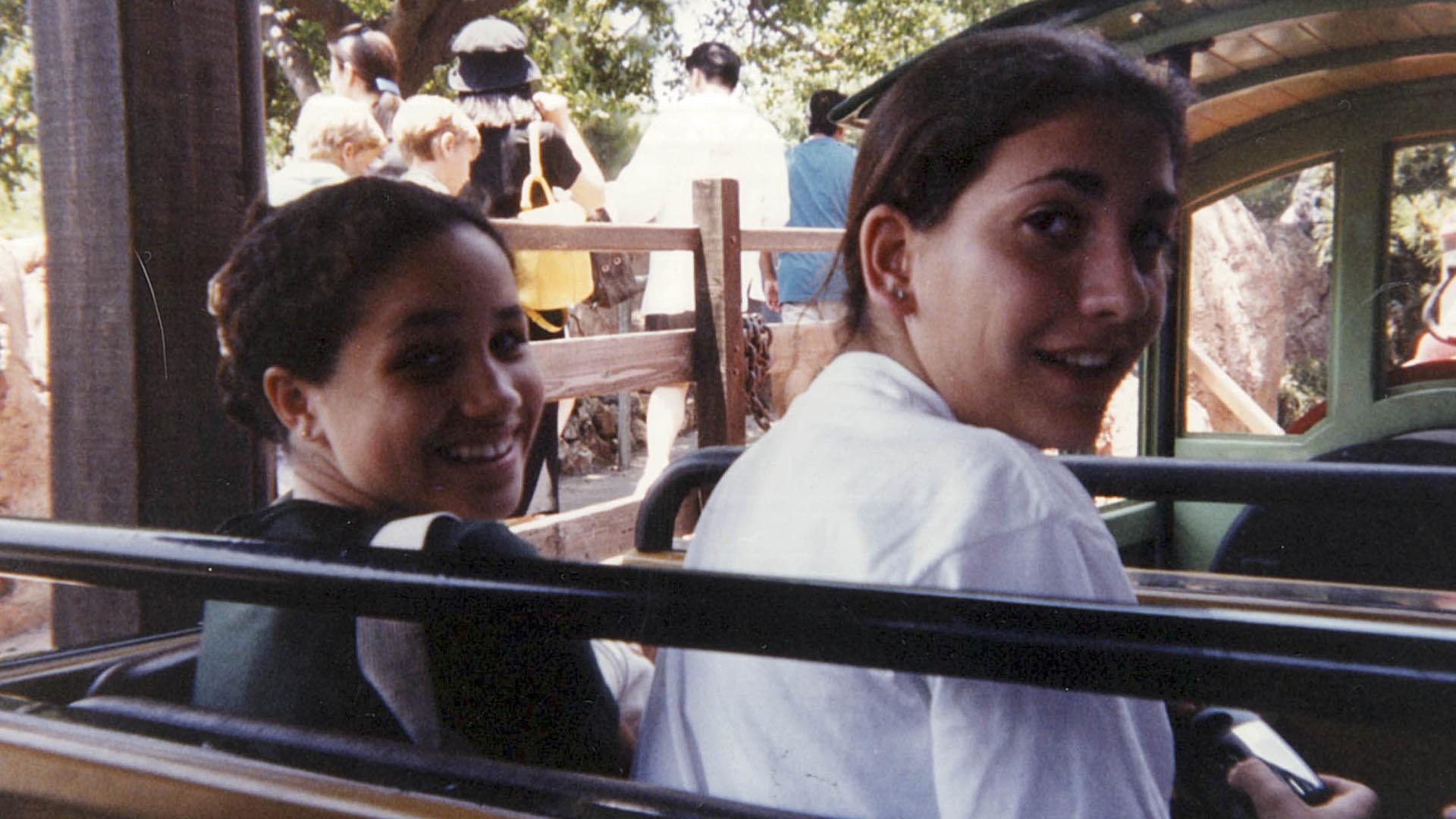 Meghan Markle durante un viaje familiar a Disney