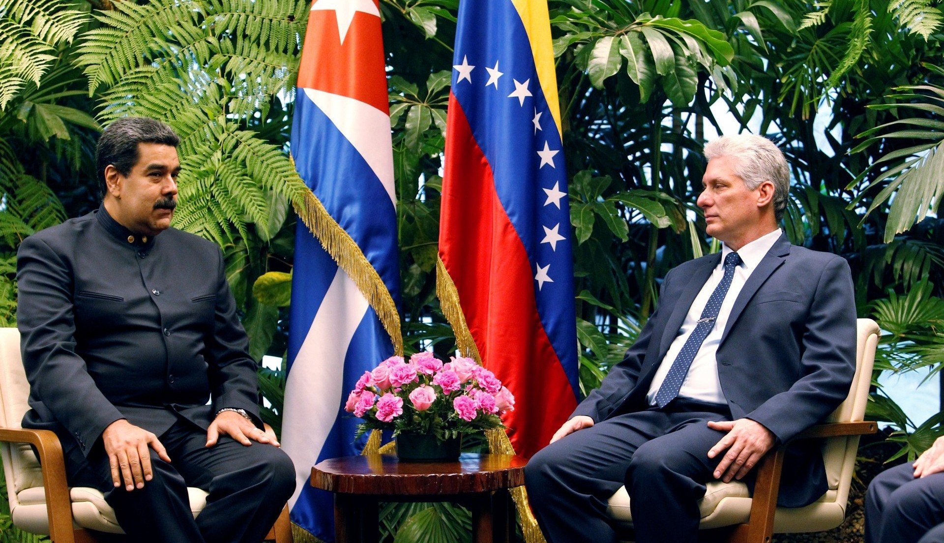 El régimen cubano tiene una gran influencia sobre la dictadura venezolana de Maduro (Ernesto Mastrascusa/Pool via Reuters)
