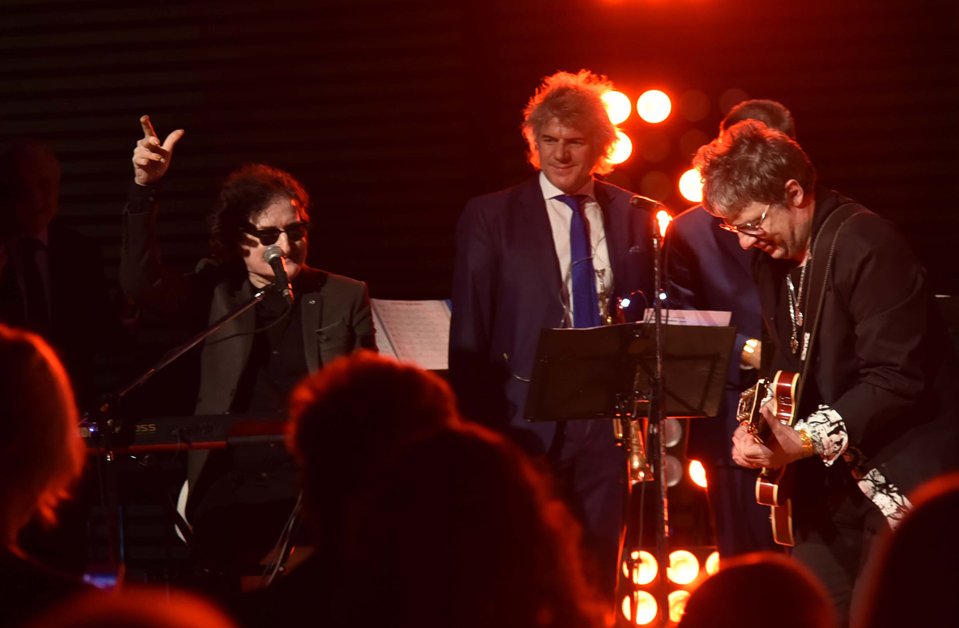 Charly compartió escenario con Juanse