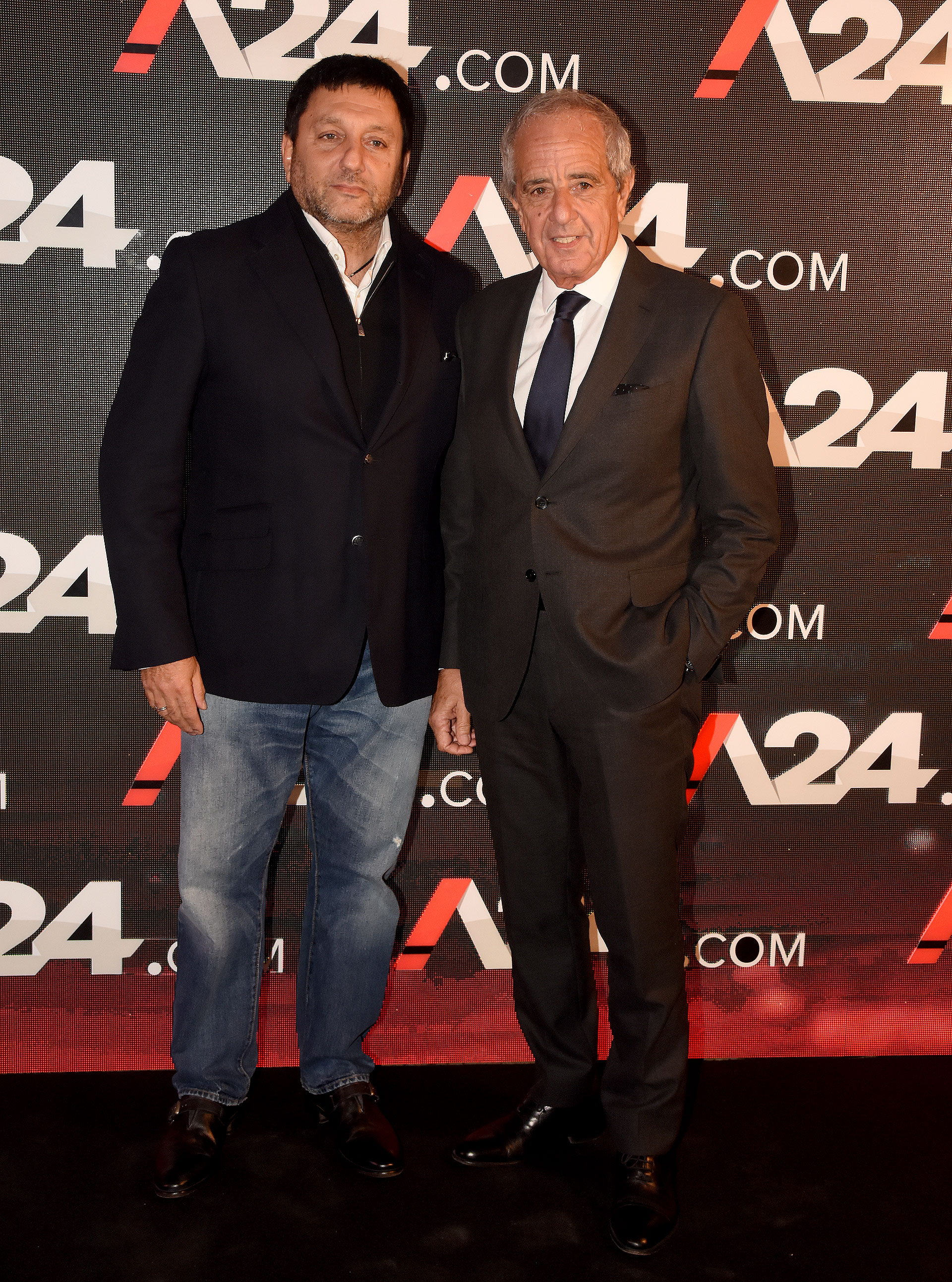 Gabriel Hochbaum y Rodolfo D’Onofrio, presidente de River Plate