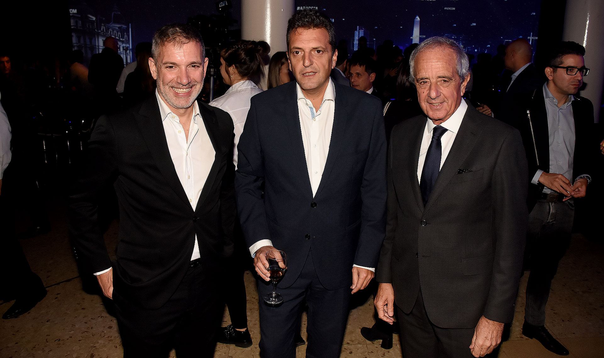 Pablo Duggan, Sergio Massa y Rodolfo D’Onofrio