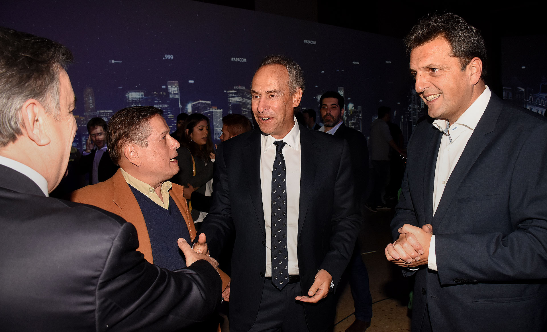 Marcelo Mindlin y Sergio Massa