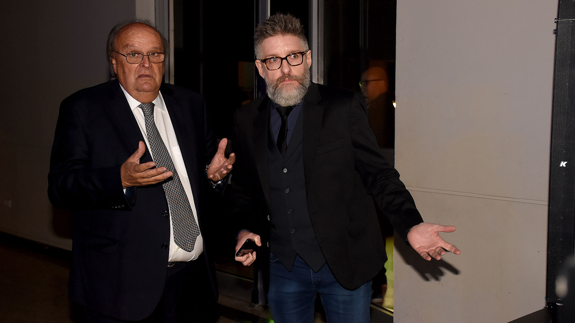 El diputado José Ignacio de Mendiguren y Luis Novaresio