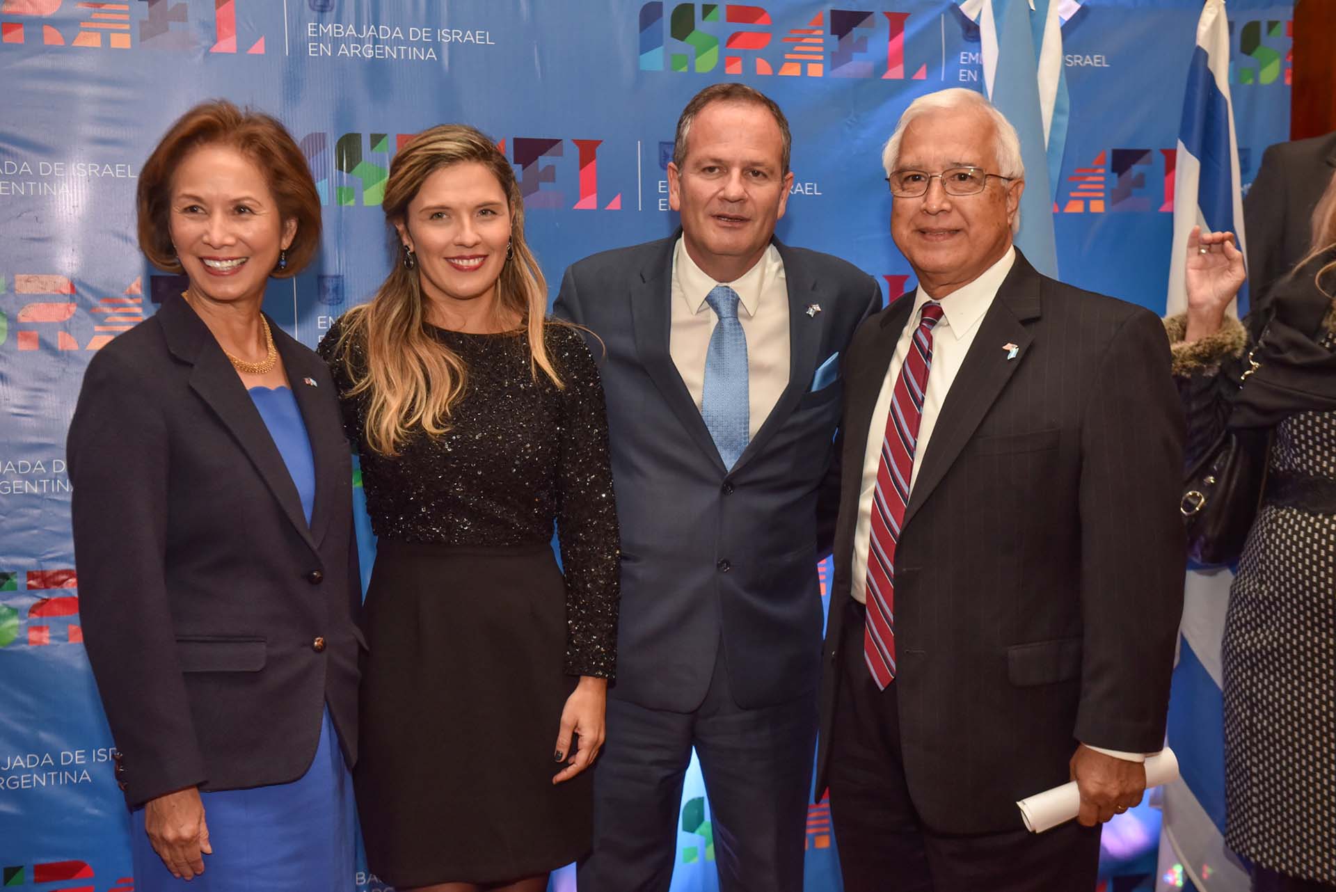 El embajador de israel junto a su par de Estados Unidos, Edward Prado