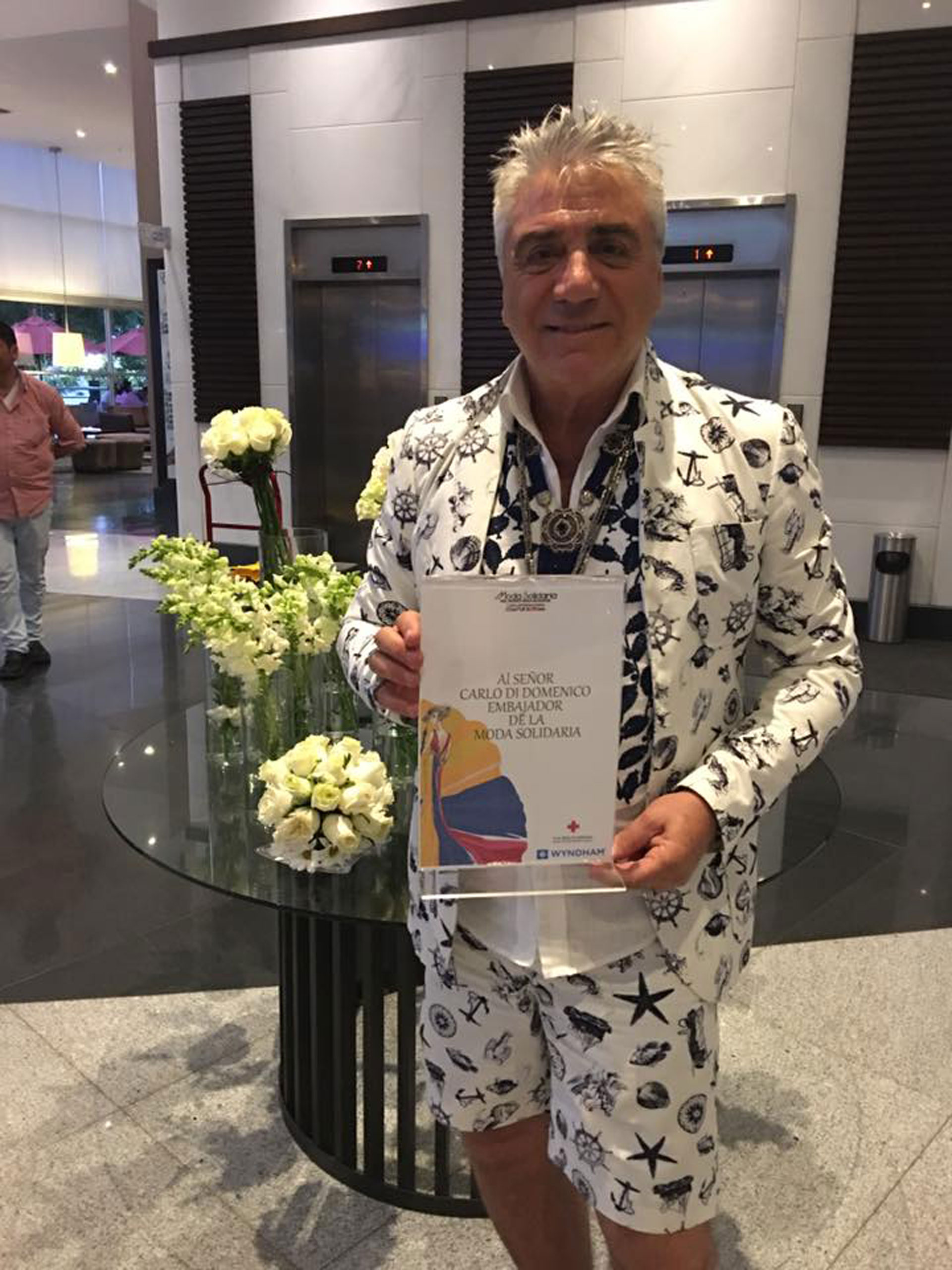 Di Domenico fue designado Embajador de la Moda Solidaria