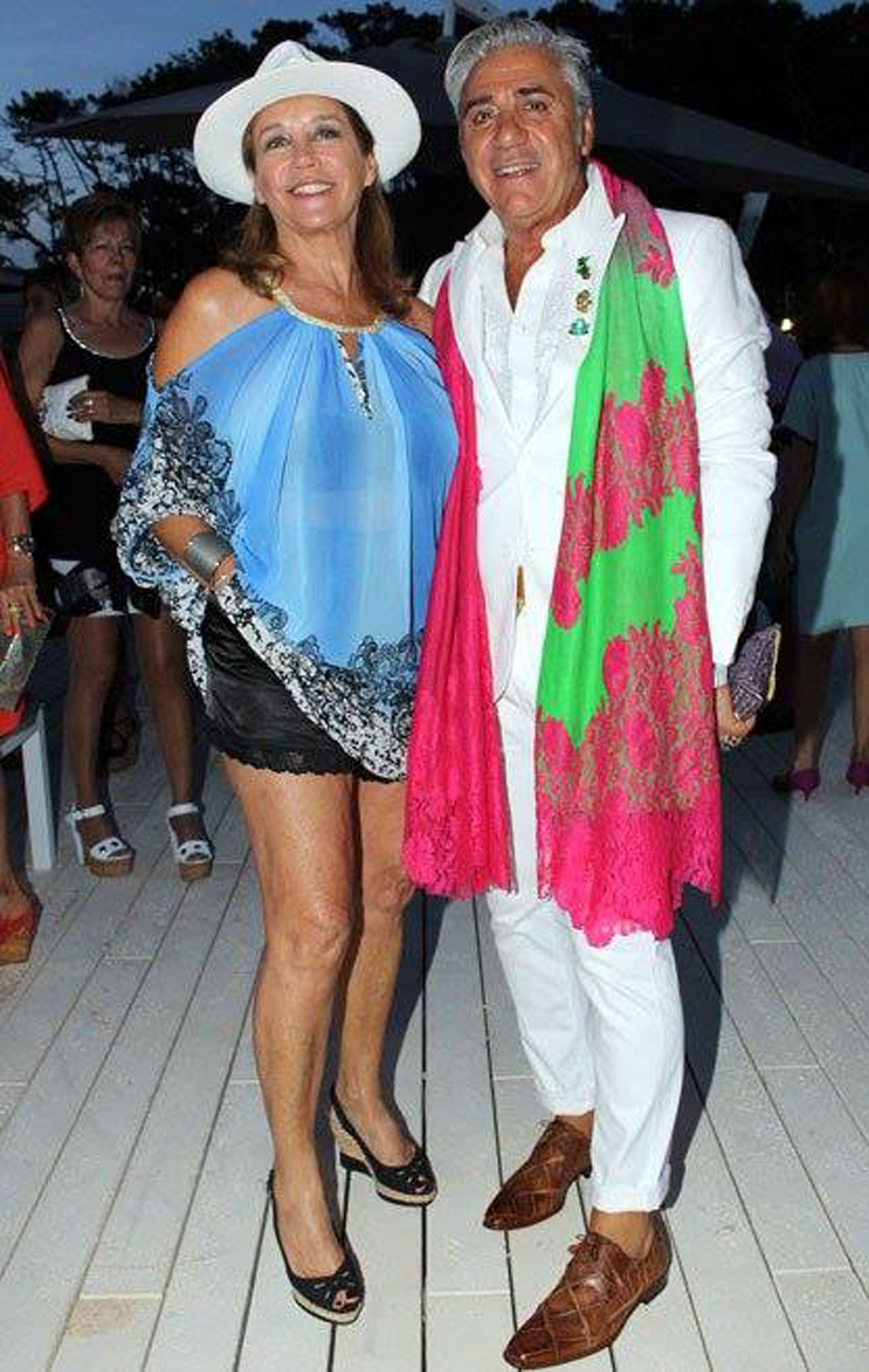 Junto a Marcela Tinayre en Punta del Este