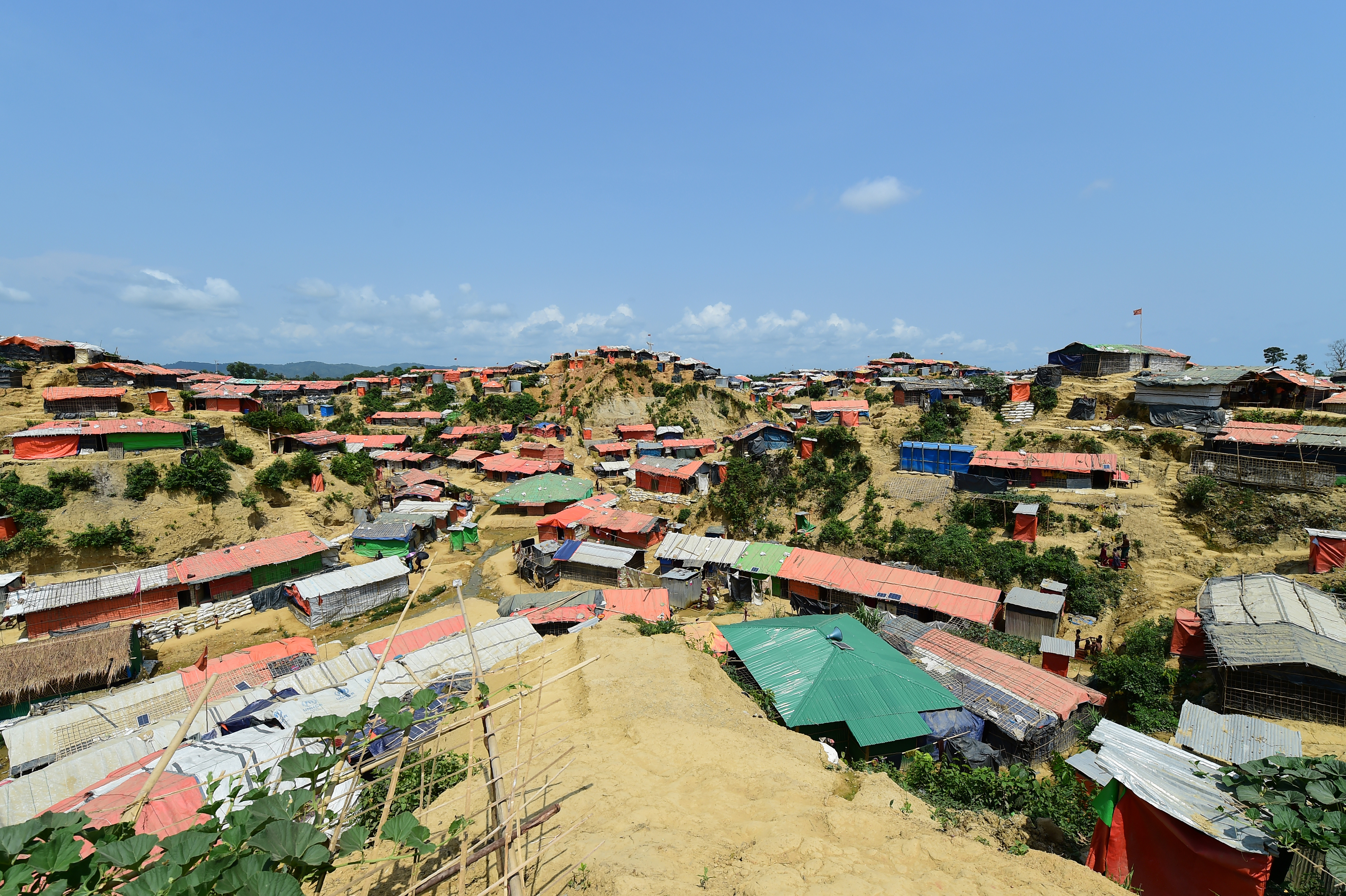 El campo de refugiados Kutupalong, en el distrito Ukhia (Bangladesh)