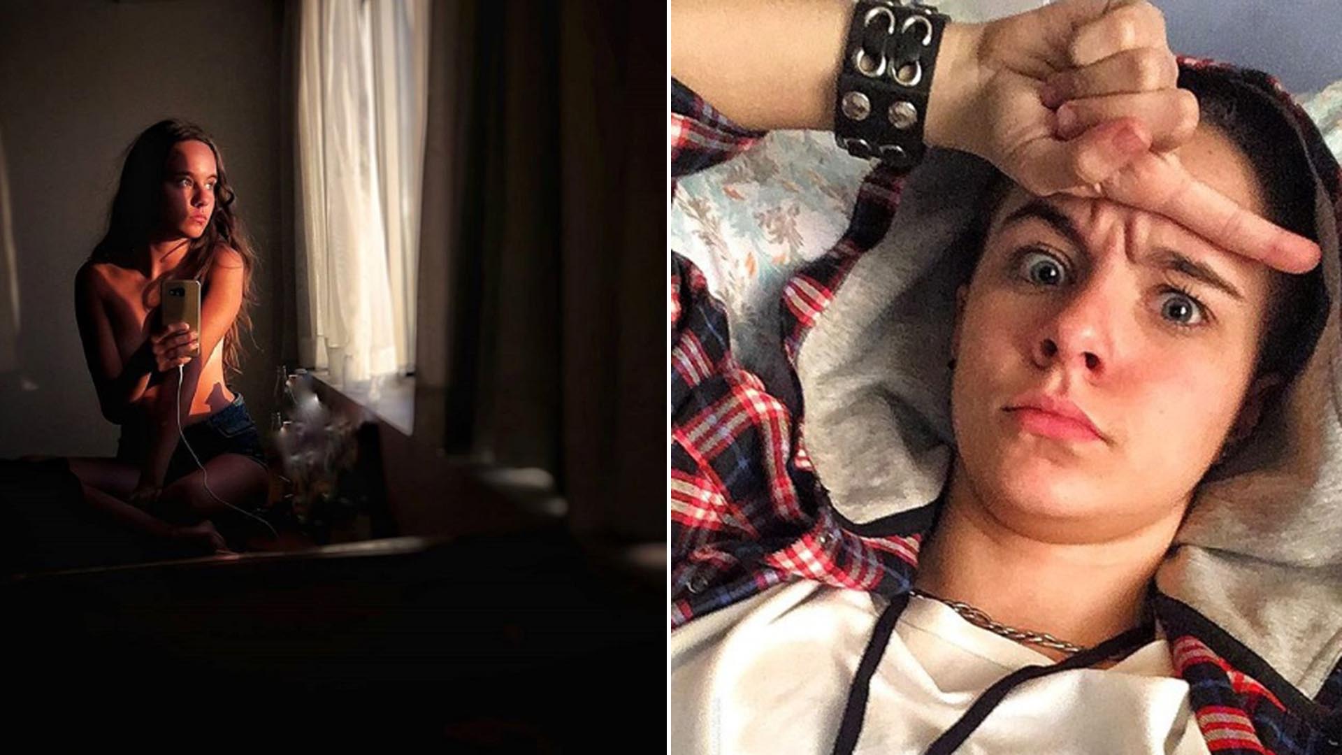 Delante y detrás de cámara: Maite publica en las redes sociales cómo se lookea para su personaje y también se muestra en la intimidad