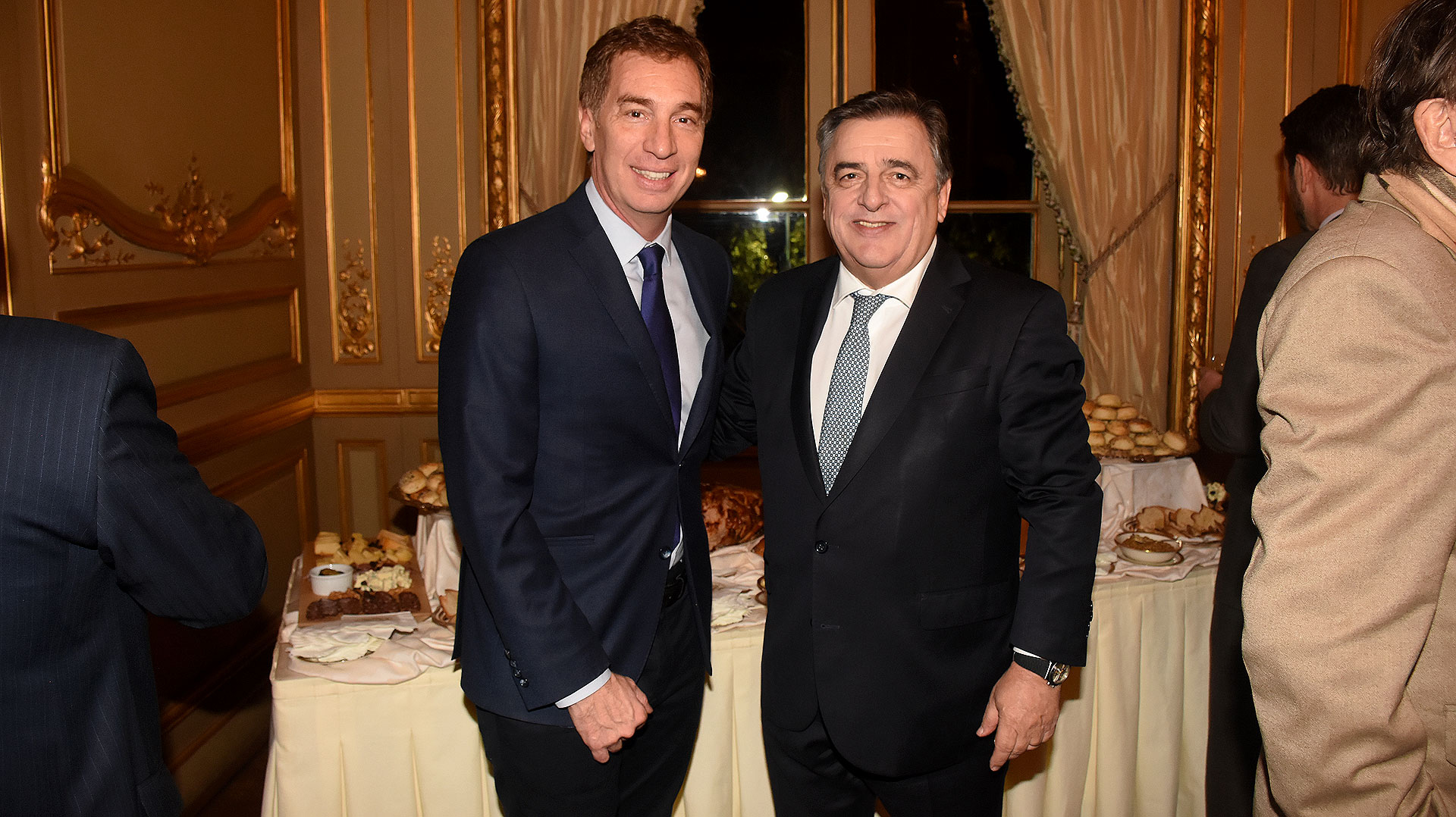 El vicejefe de Gobierno porteño, Diego Santilli, y el diputado Mario Negri