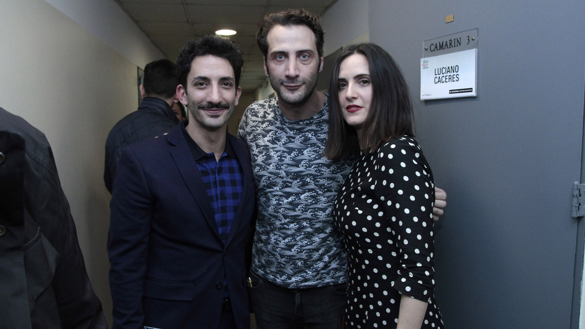Juan Minujín, Luciano Cáceres y Julieta Díaz (C.Oppizzi)