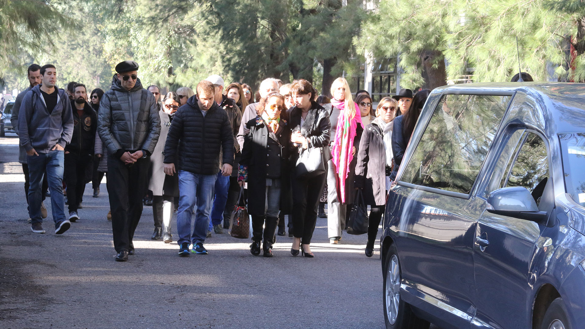 Último adiós a Carlo di Domenico (Fotos: Matías Souto)