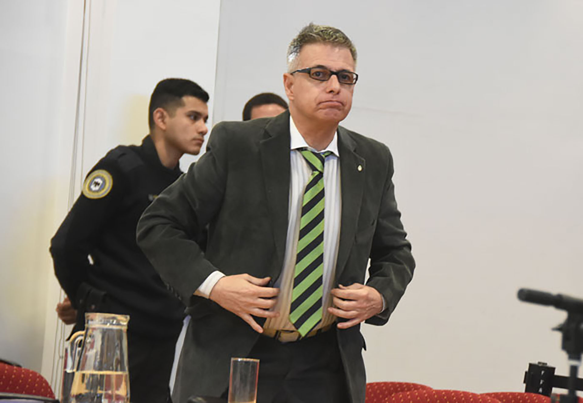 José Charlín cuando fue condenado (Fotografía “El Diario de La Pampa”)