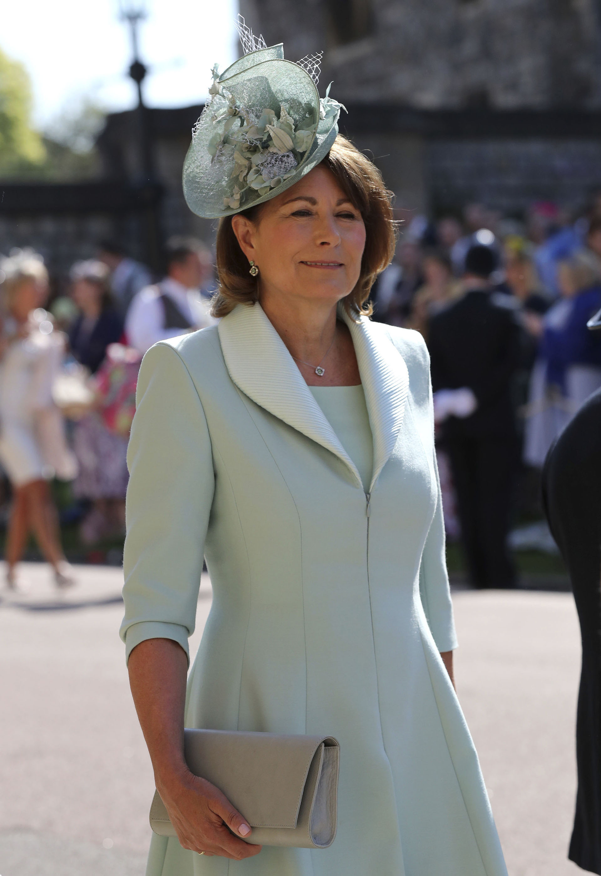 Carole Middleton, la madre de Kate y Pippa, entre los invitados vip una de las más elegantes