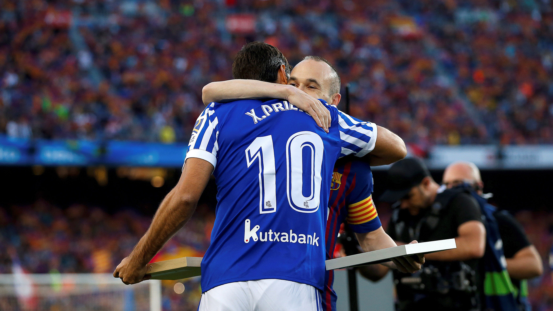 Él y Xavi Prieto se retiraron de sus respectivos clubes