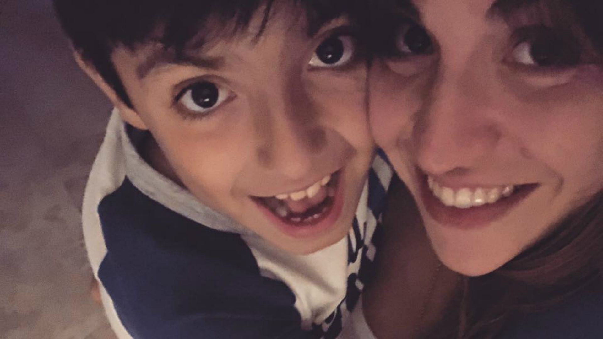 Gianinna Maradona y su hijo, Benjamín Agüero (Foto: Instagram)