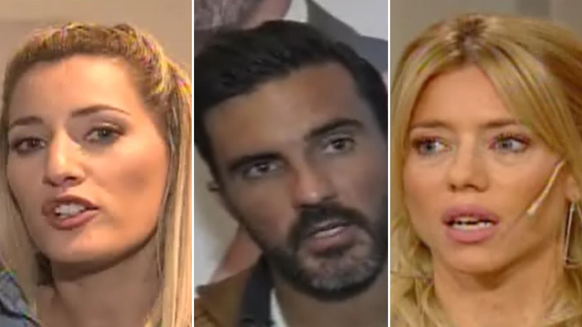 Mica Viciconte, Fabián Poroto Cubero y Nicole Neumann