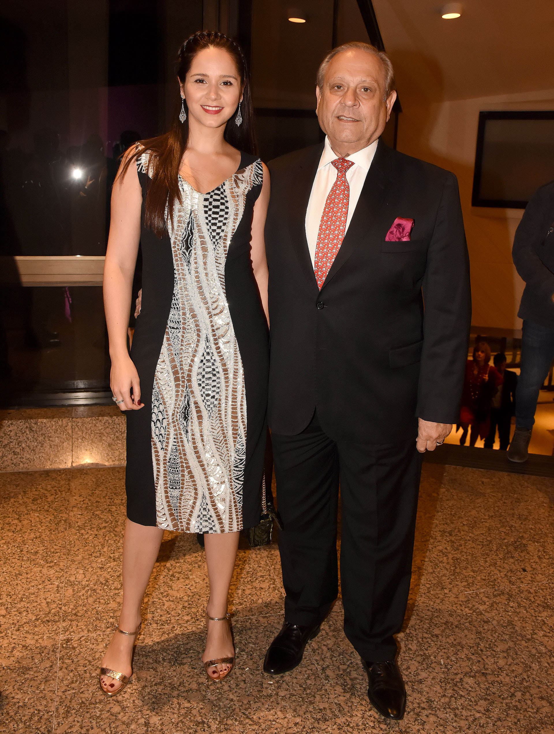 Néstor Abatidaga, director general corporativo del Grupo Sancor Seguros, y la conductora de televisión y directora creativa, Natalí Márquez