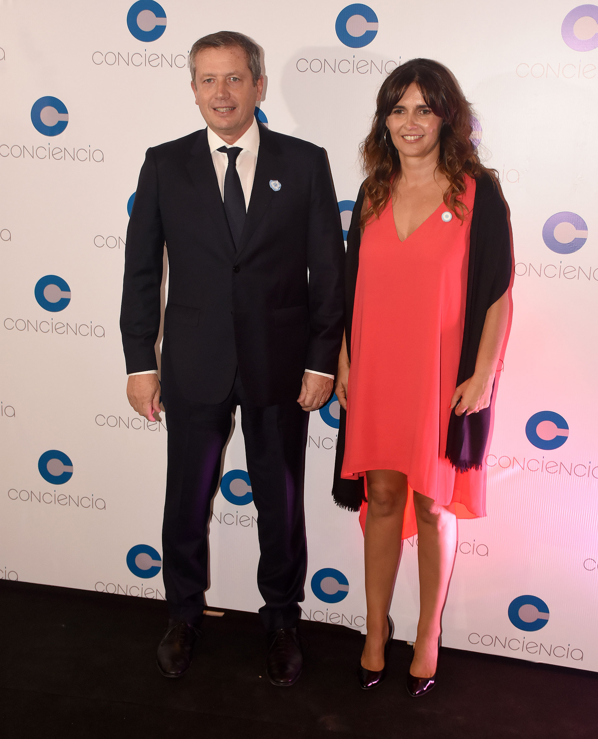 Beby Lacroze y el presidente de la Cámara de Diputados, Emilio Monzó