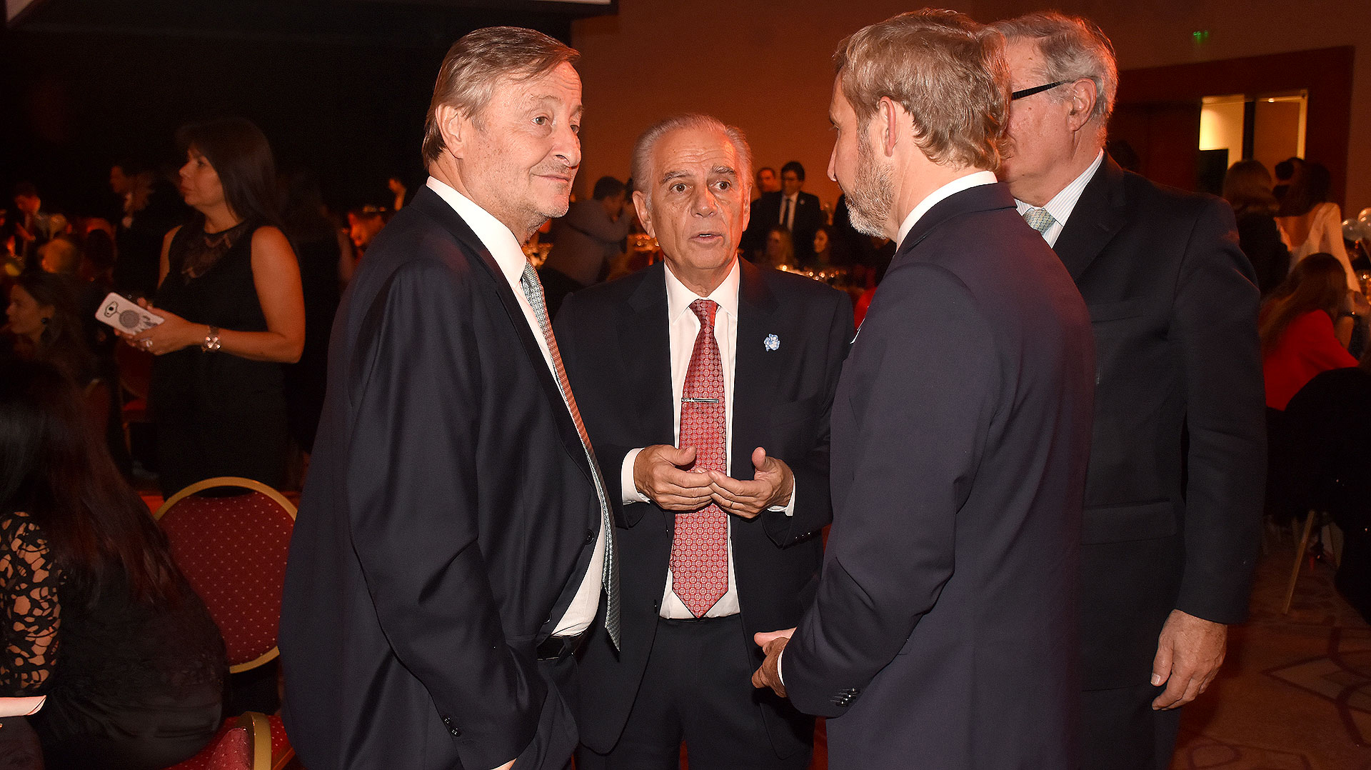 Cristiano Rattazzi, Alejandro Bulgheroni y Rogelio Frigerio