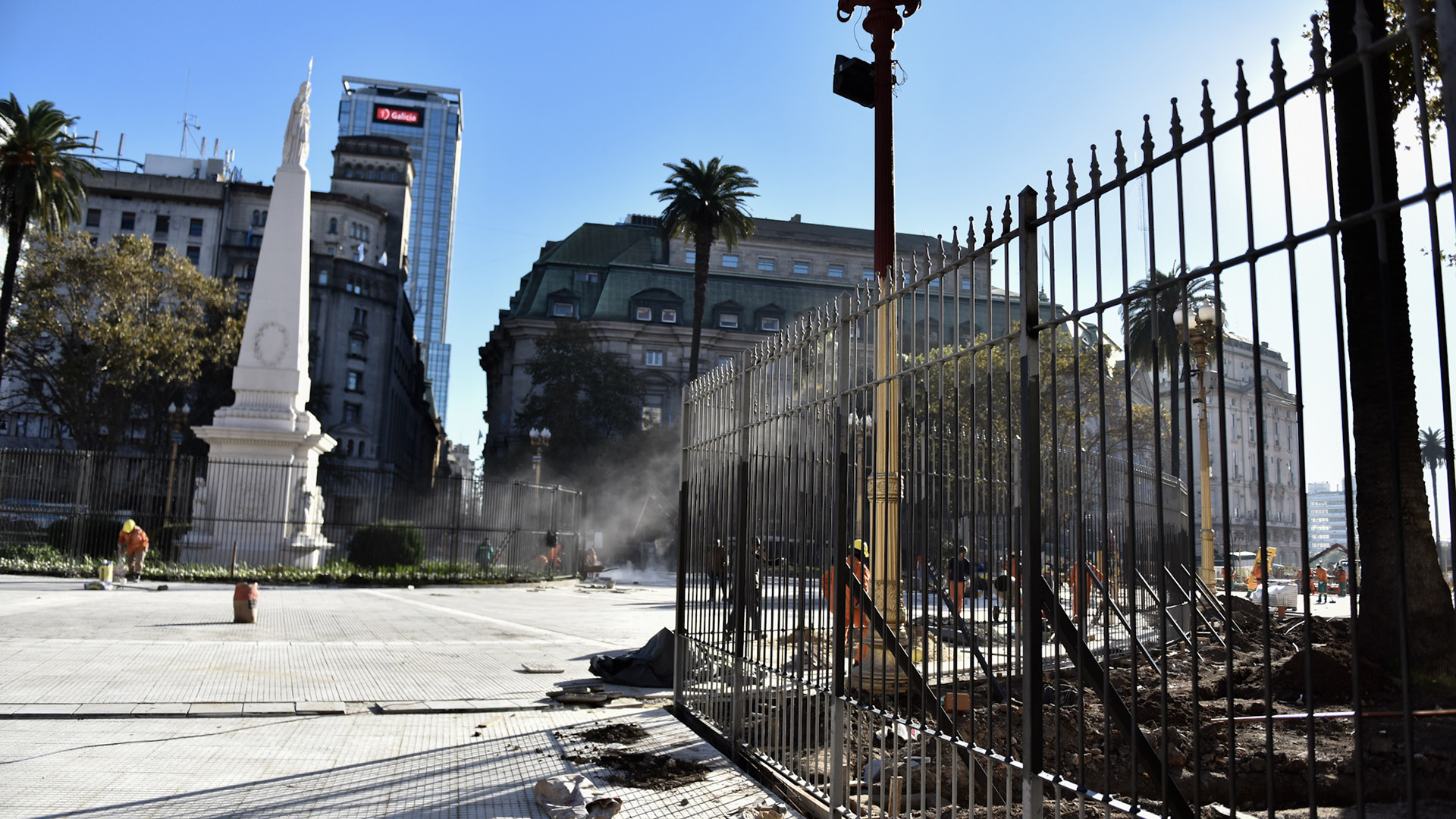 Las lluvias de las últimas semanas retrasaron las obras
