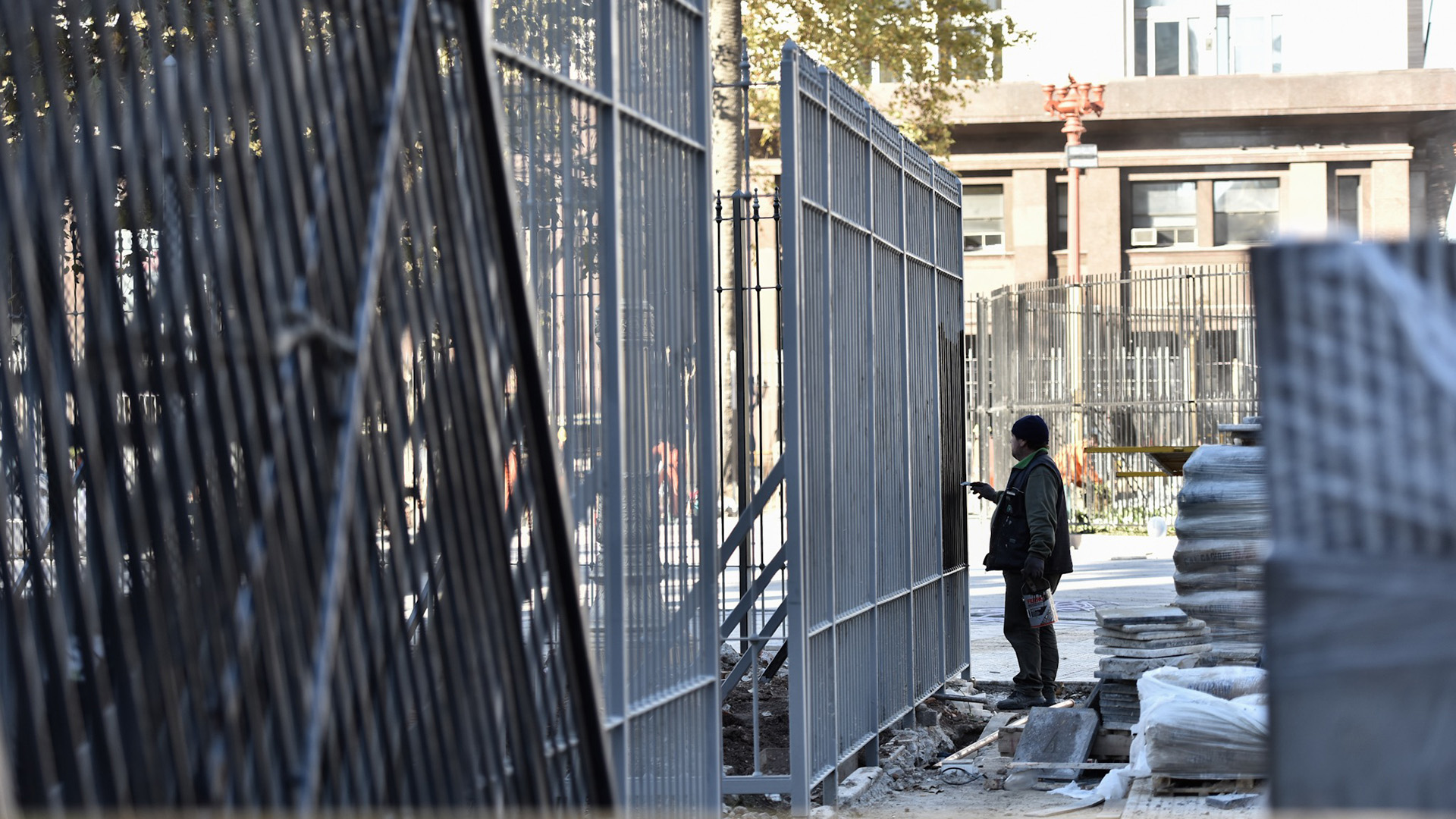 Las obras en la Plaza concluirán a fin del mes de mayo