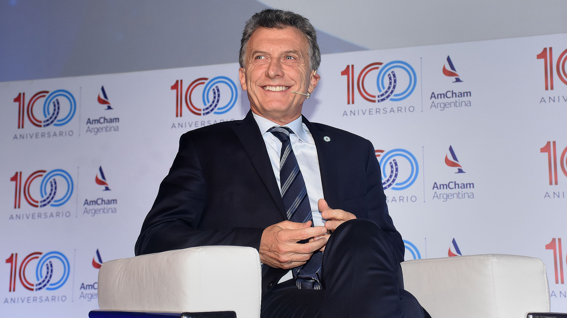 Mauricio Macri participó de la cena de gala por los 100 años de la Cámara de Comercio de los Estados Unidos en la Argentina