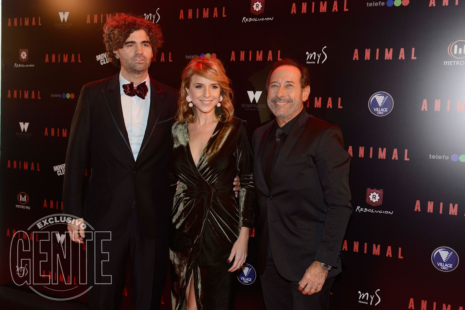 Armando Bo, Carla Peterson y Guillermo Francella (Foto Francisco Trombeta/GENTE)