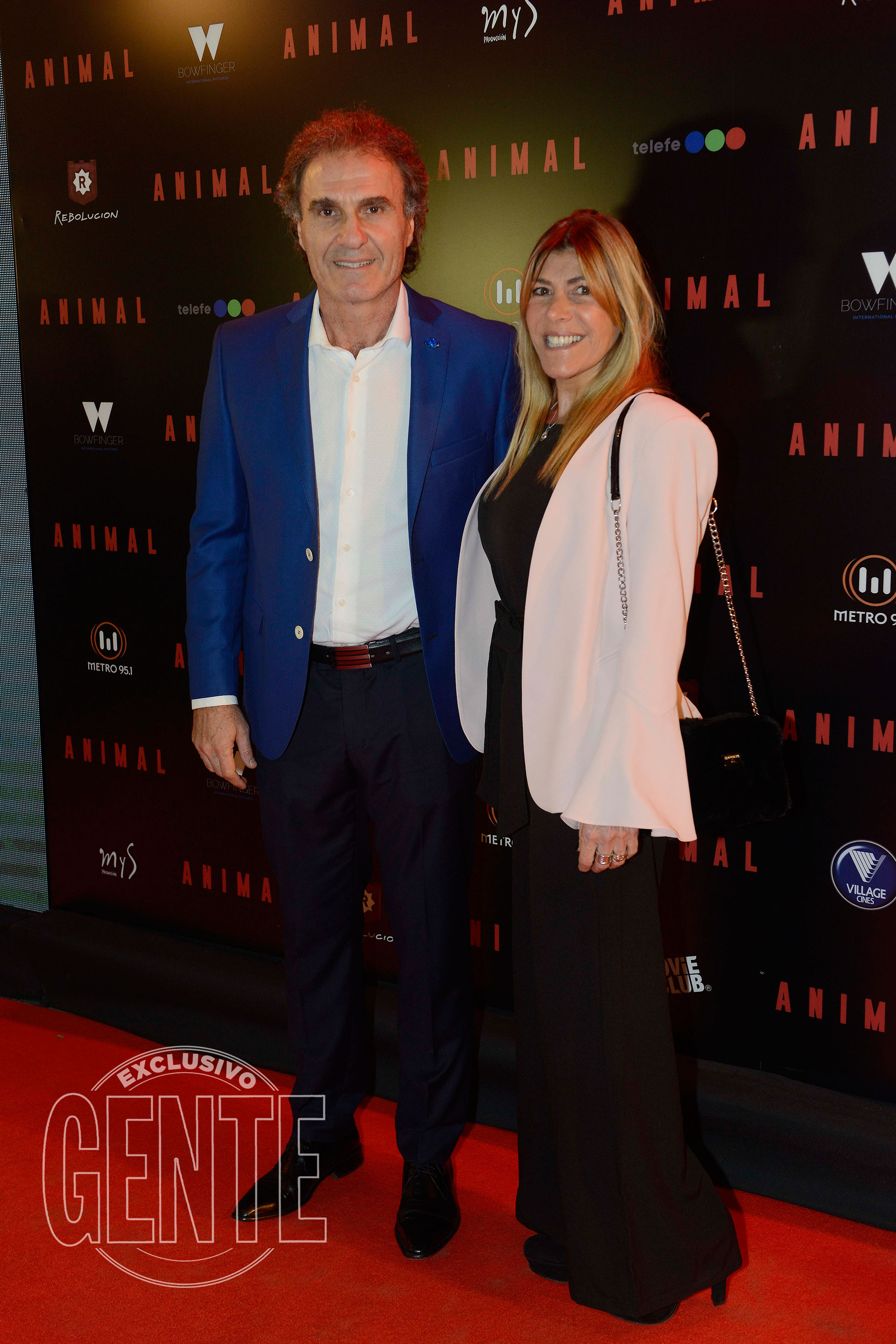 Oscar Ruggeri y Nancy Otero (Foto Francisco Trombeta/GENTE)