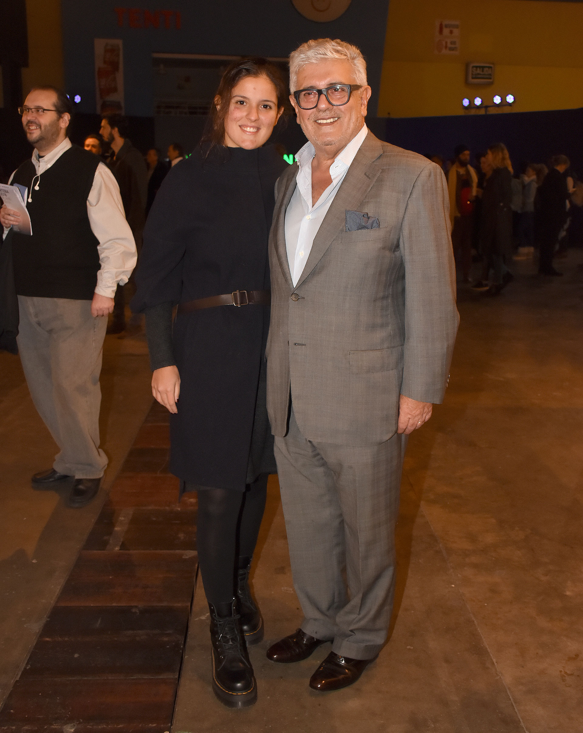 El empresario Carlos Gorosito y su hija María Luz