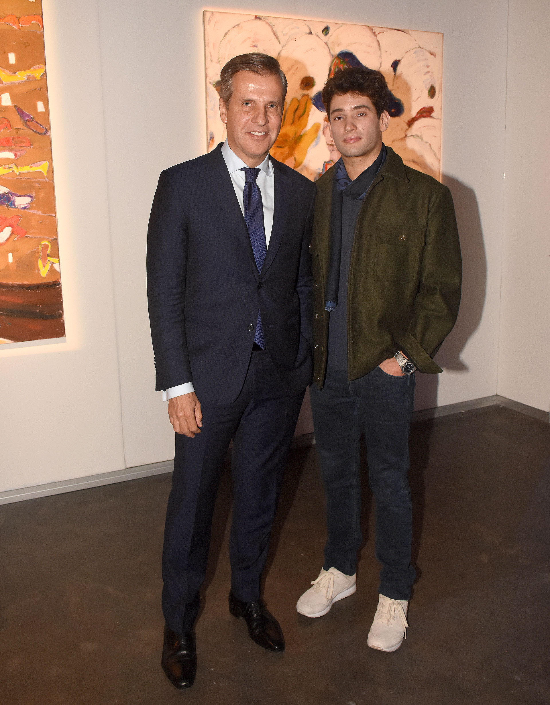 El ex presidente del Banco Central, Martín Redrado y su hijo Tomás