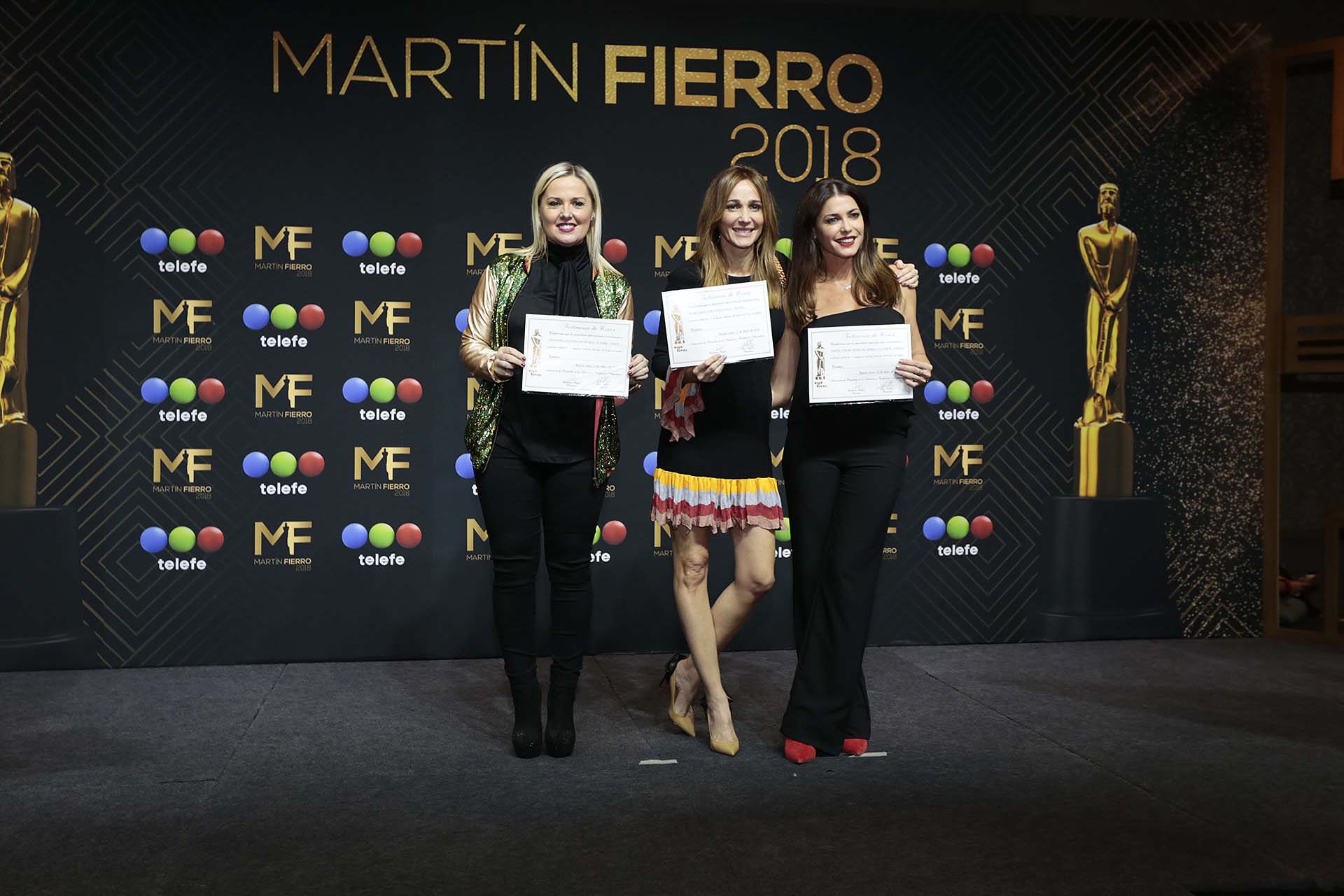 Pilar Smith, Verónica Lozano y Pamela David