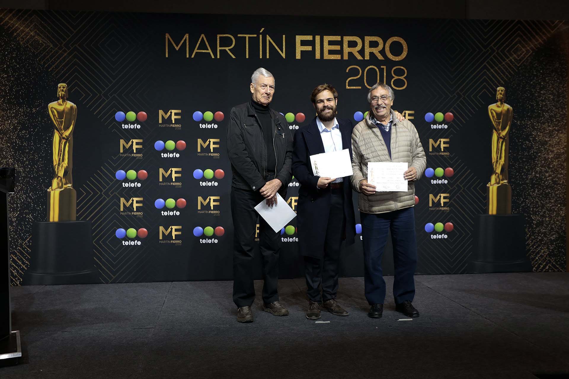Peter Lanzani y Luis Brandoni