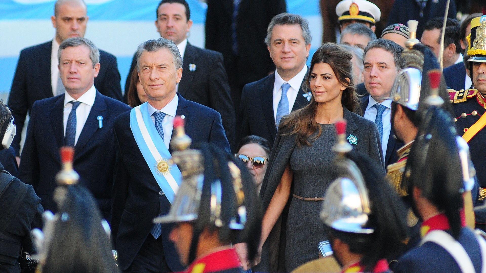 Juliana Awada se mantuvo fiel al protocolo (Foto: Maximiliano Luna)