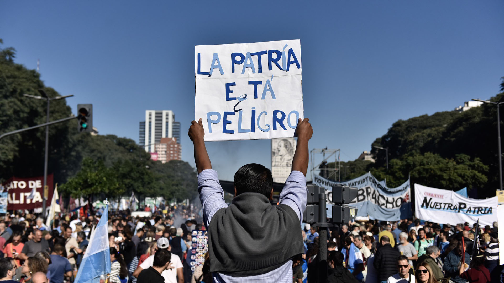 Resultado de imagen para marcha al obelisco contra fmi