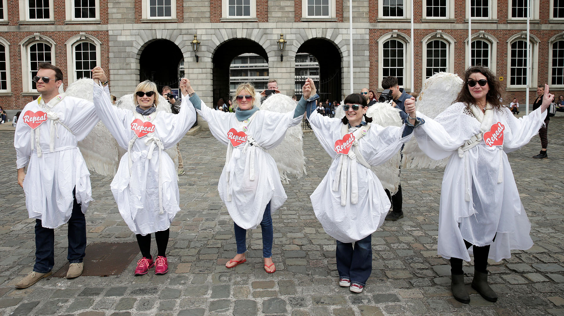 Festejos en Dublin por la liberalización del aborto (REUTERS/Max Rossi)
