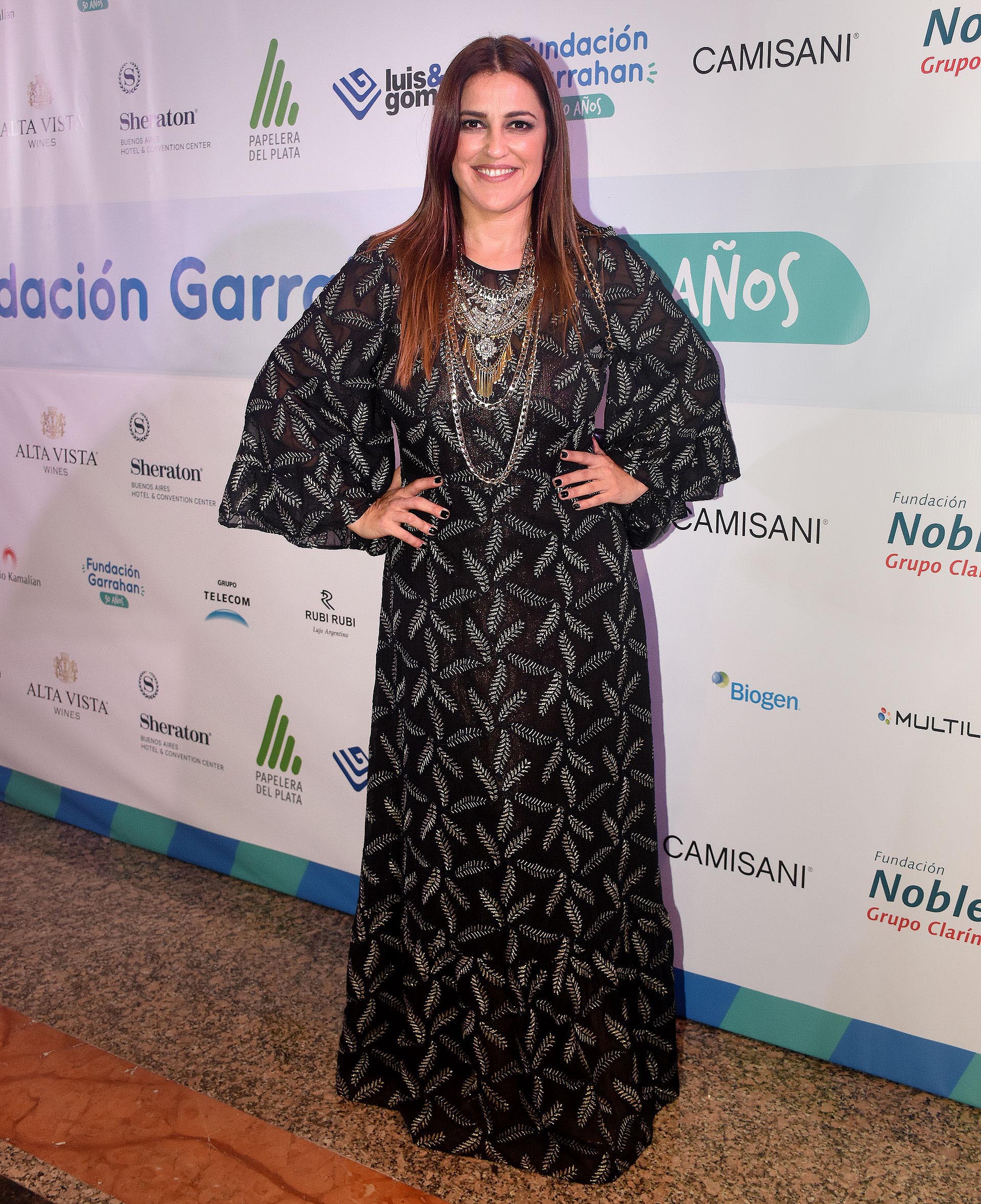 Maju Lozano estuvo a cargo de la conducción del evento junto a Sebastián Wainrach