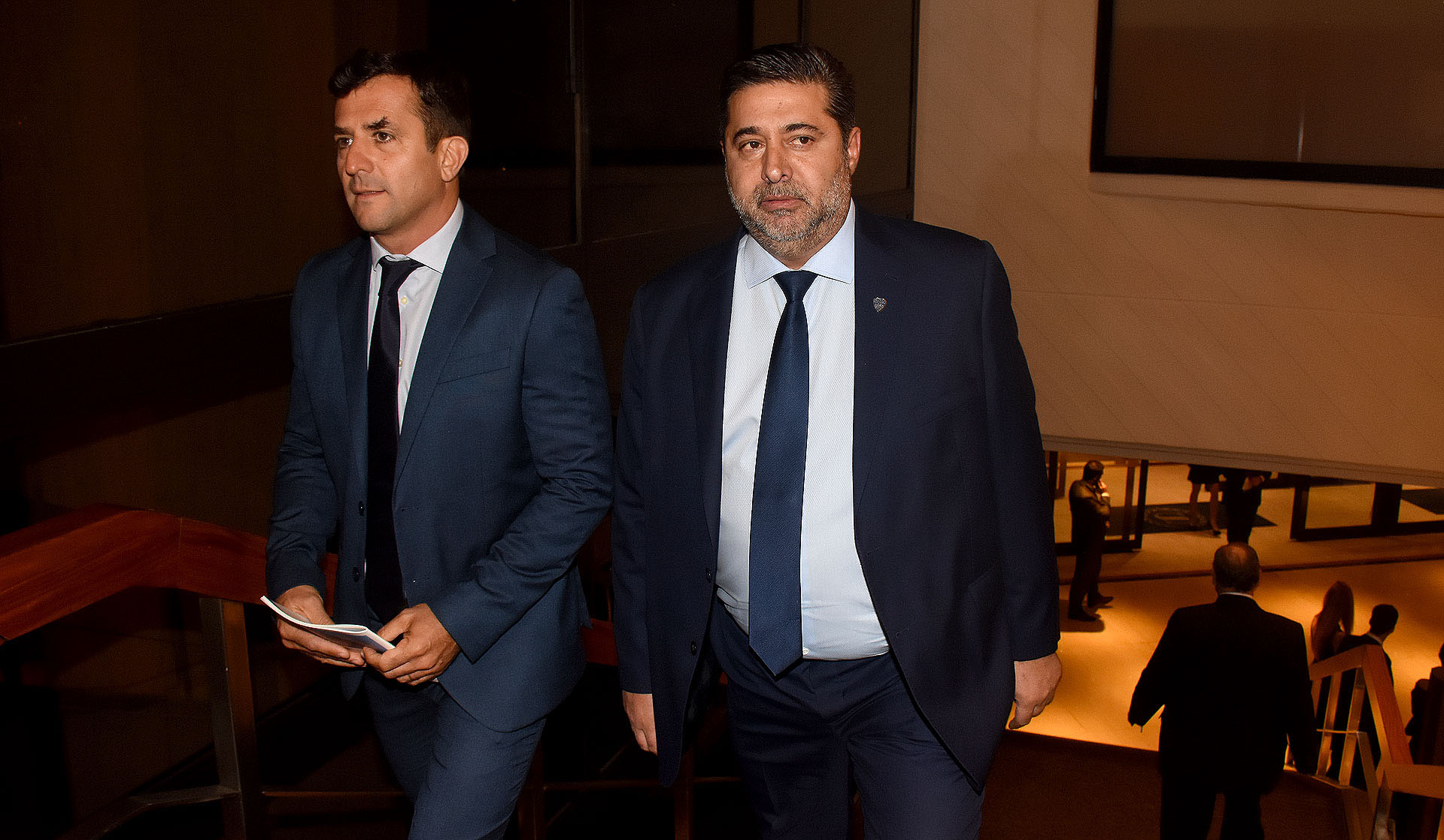 El presidente de Boca, Daniel Angelici