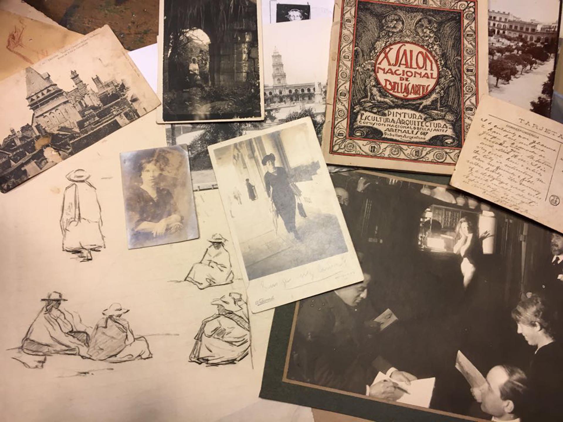 Su bisnieta posee cartas, postales y anotaciones que revelan el aspecto más íntimo de la artista
